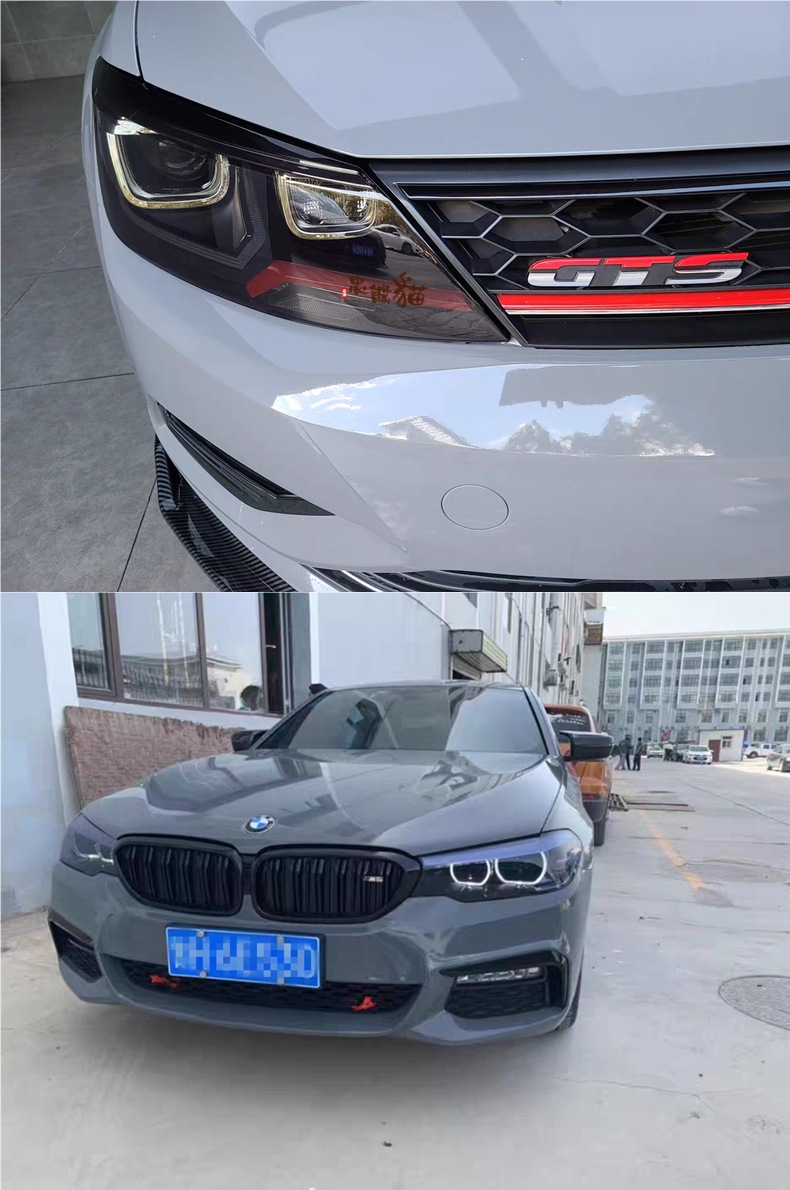 Car Headlight Transparent Protective Film Tpu Light Film Tph Tail Light Car Light Protection White Colorless Light-Transmitting Film
