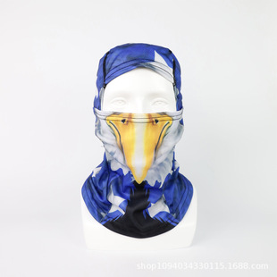 2025 European and American Summer New Cross-Border Sun Protection Cycling Mask Balaclava Breathable and Comfortable Headgear