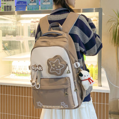 新款書包女韓版高級感高中學生初中生校園雙肩包大容量旅行背包潮