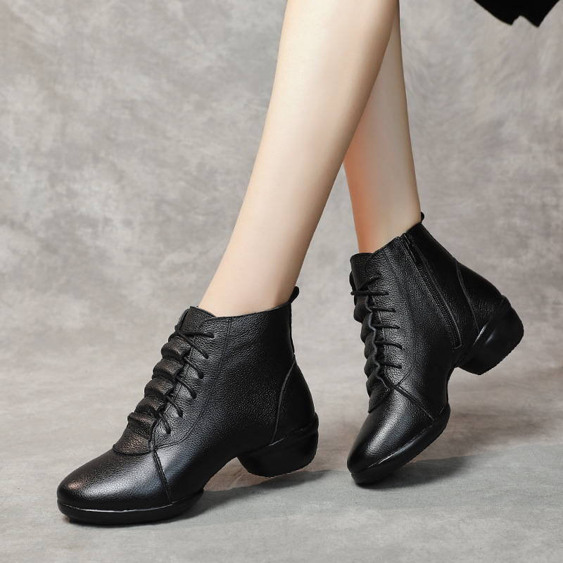 Spring and autumn new dance shoes special cowhide dance shoes soft…