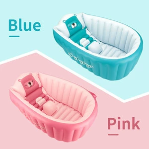 Новый стиль ПВХ надувная детская ванна портативный складной для путешествий мини-бассейн для детей малышей ванна сиденье