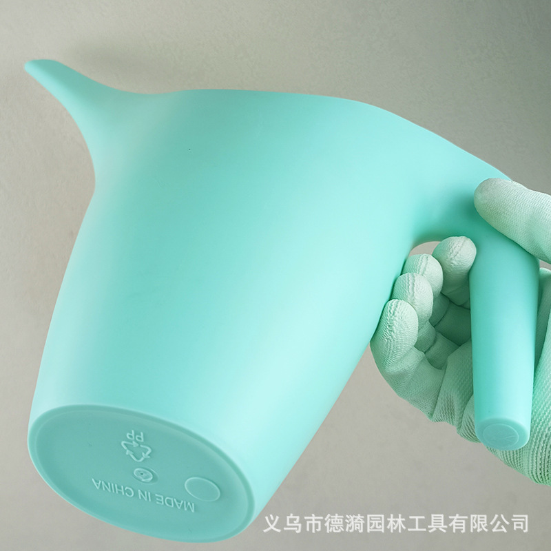 Deyi hogar boca larga riego olla planta suculenta jardinería punta boca riego hervidor de plástico hogar riego olla 1,8 litros