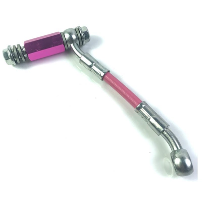 Brake Upper Pump Heightening and Other brake systems - pink-double-through-15cm-tubing-with-screws