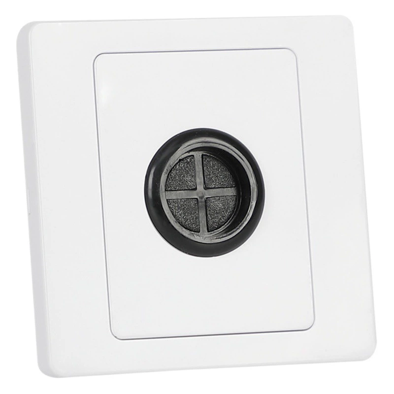 Пустая панель 86-типа Сетевой кабель для телевизора Wall с резиновым защитным клеем Белая крышка с отверстием для резьбы