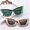 Sunglasses, trend glasses for face sculpting, European style, cat's eye