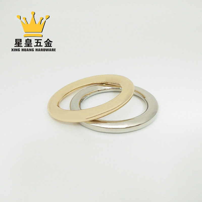 箱包服饰手袋金属配件 锌合金五金压铸扣扁圆圈 圆扣32MM