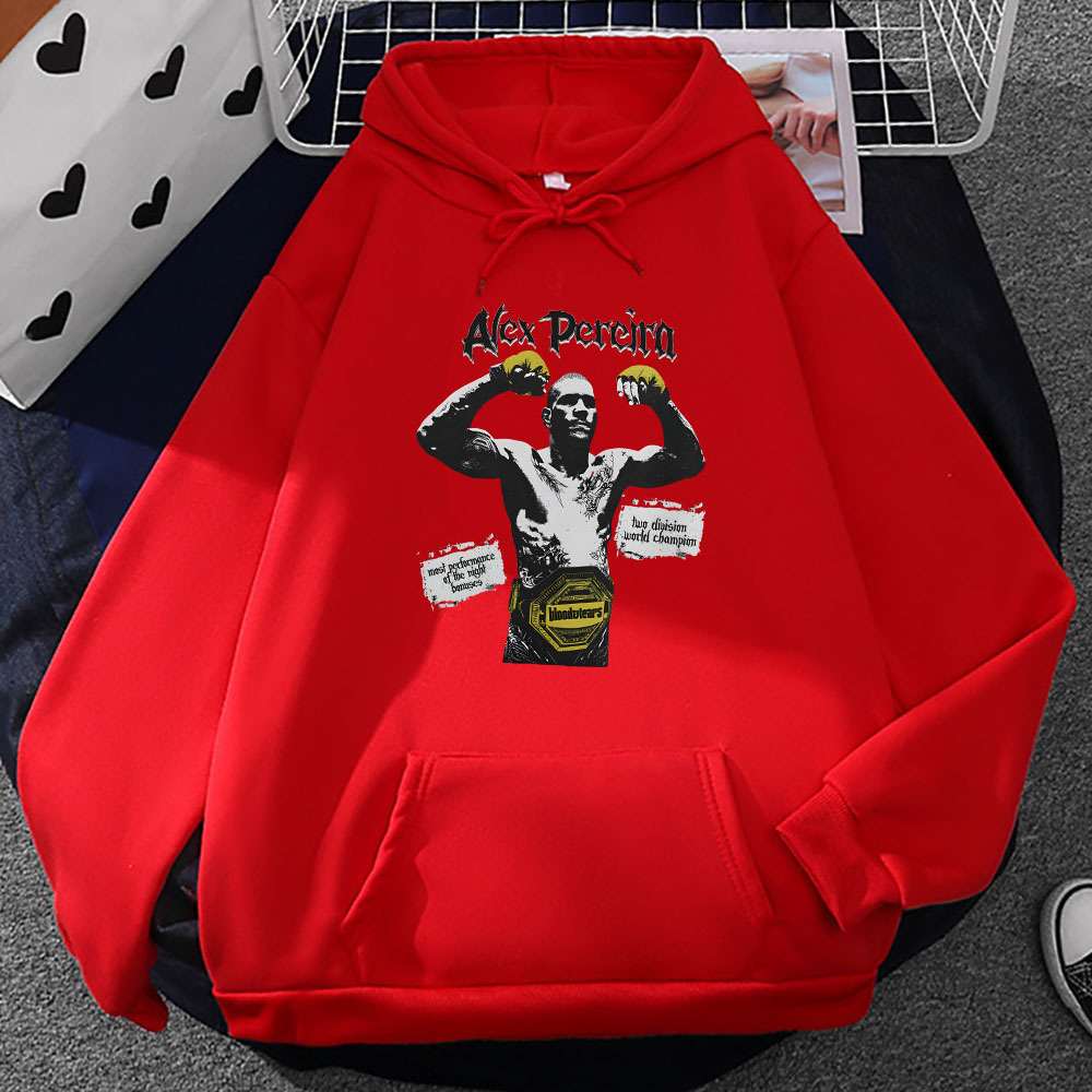 Setwear Gráfico Alex Pereira Hoodies Long Sleeve Winter