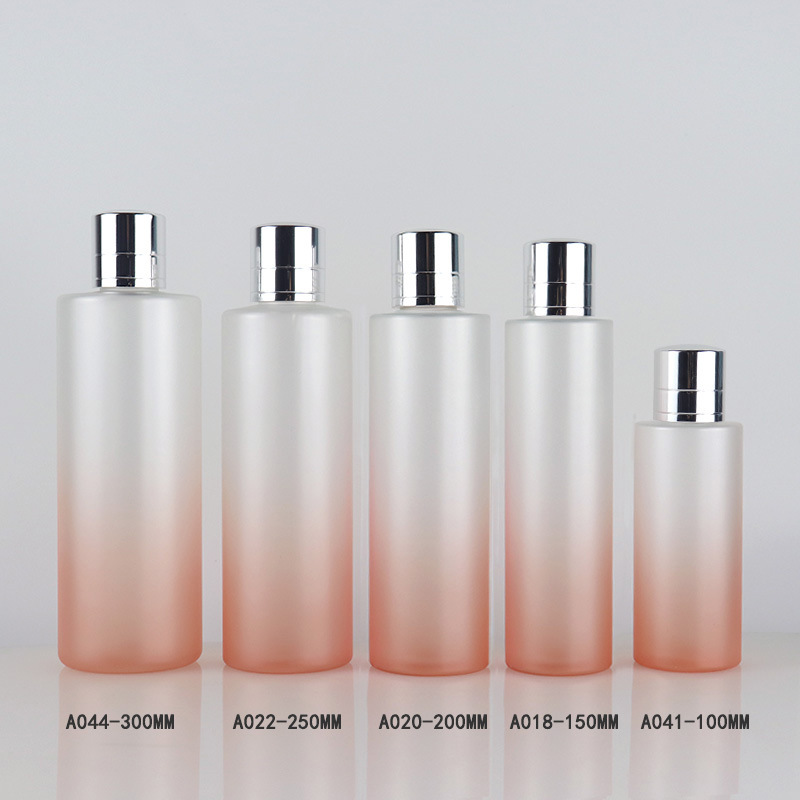 100ml150ml200ml250mlpet平肩喷雾瓶磨砂化妆水乳瓶爽肤水渐变色