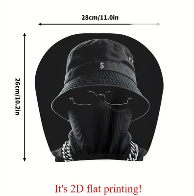 Fun Head Cover, Universal seat cover - 03-double-sided-printing-1pc-26cm28cm