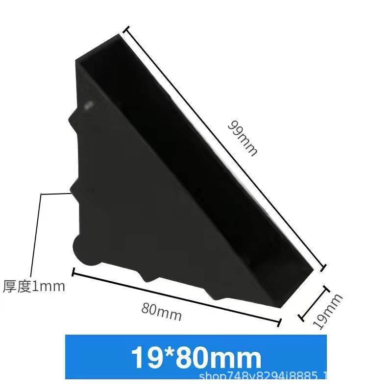 Embalaje de muebles triángulo anticolisión protección de esquina de plástico vidrio mármol protección de esquina de plástico fabricante
