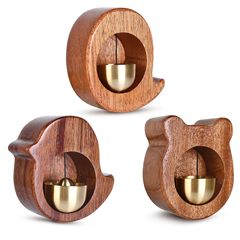 Wooden Wind Chime Shopkeeper's Doorbell, Decorative Wooden Doorbell Refrigerator Solid Bell
