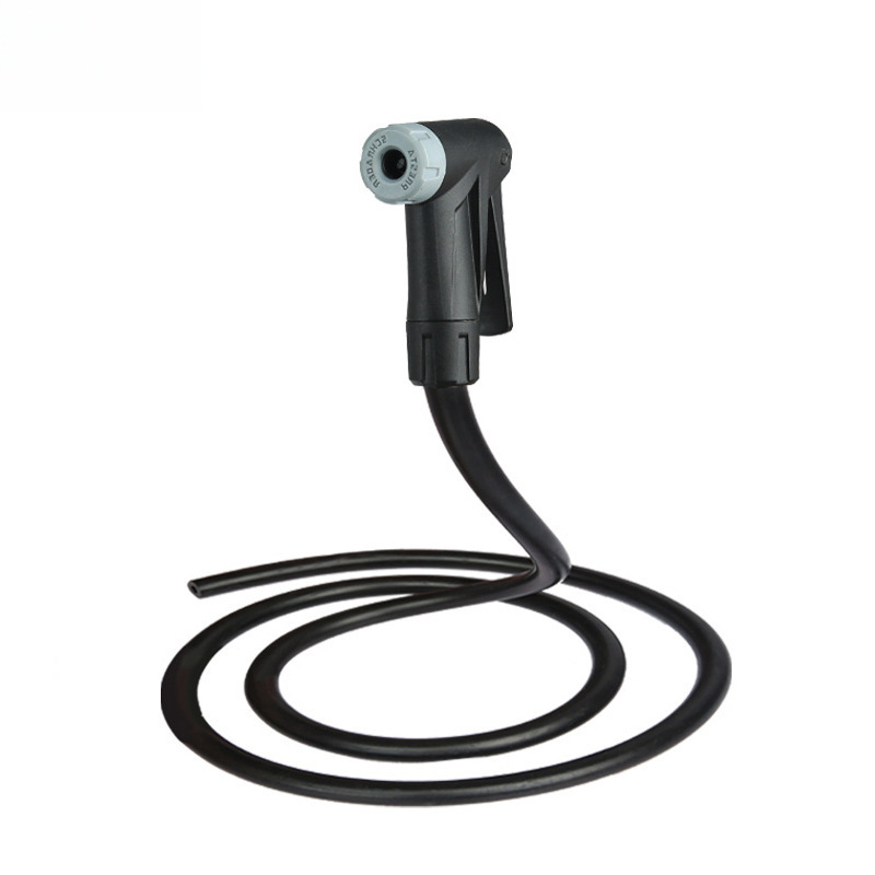 打气筒气嘴头自行车家用立式充气头气管修补替换配件聪明嘴美法嘴