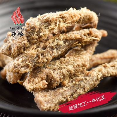原切五香牛肉毛條牛肉休閑零食100g小吃散裝長保AB條牛肉原料批發
