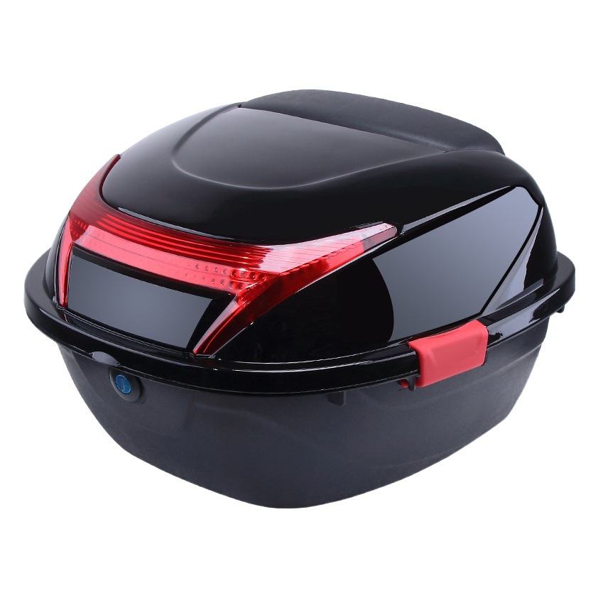 Caja de almacenamiento universal, grande y reforzada, antivibraciones, para patinetes eléctricos, patinetes y motocicletas, caja de herramientas, maletero trasero.