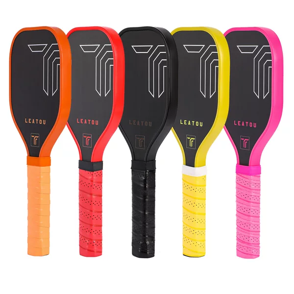 2026 New Carbon Fiber Pickleball Racket, Colorful Vibrant Series, Outdoor Sports Racket for Competition and Training
