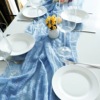 Bali 旗 Wrinkle Table flag European -style twist table cloth wedding party decorative pleated Posmian style table flag wholesale