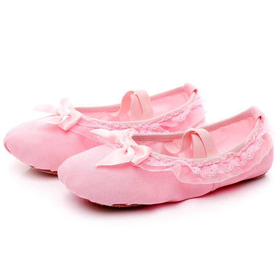 Zapatos de danza de los niños de ballet chino de los niños niñas zapatos de ejercicio de fondo suave antideslizante zapatos de baile de los niños