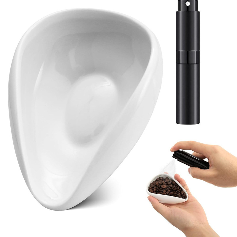 Coffee Bean Measuring Tray, Coffee Grounds Ceramic Bean Tray, Powder Catcher, Tea Leaf Tray, Coffee Equipment Storage