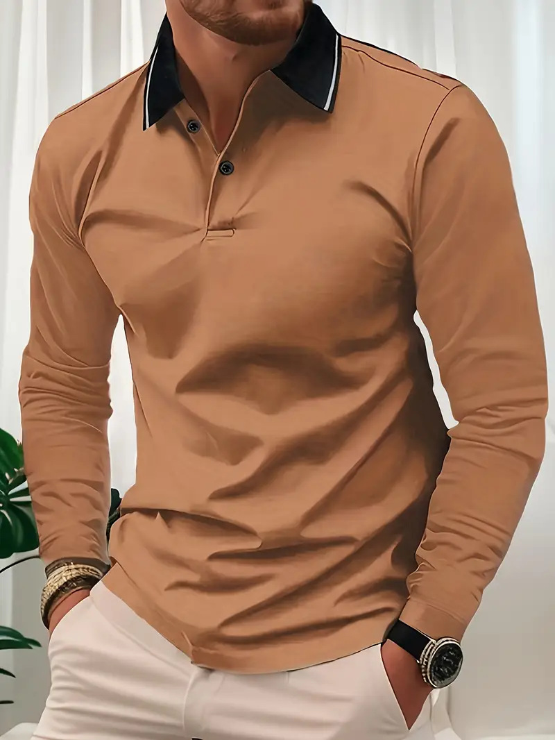 긴팔 황토색