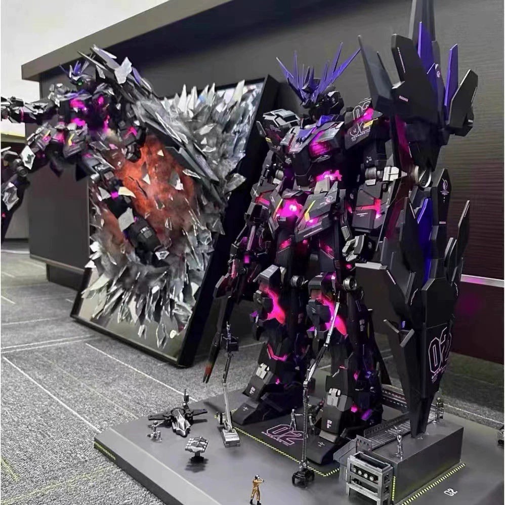 Gundam Bandai собранная модель Гандам слепой бокс HG Unicorn MG моторизированный ядерный мех красный ересь RG фигурка лот