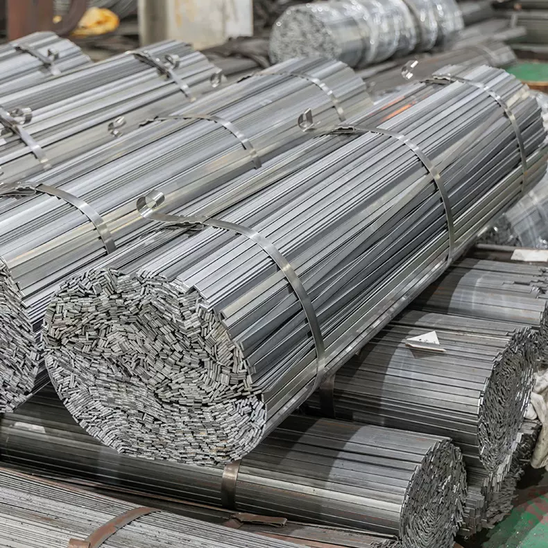 定制冷轧扁钢Q235光亮钢带热镀锌扁铁冷拔方钢扁钢光亮实心异型钢