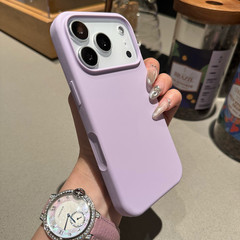 官方同款适用iPhone17Promax固态硅胶手机壳苹果16全包防摔保护套