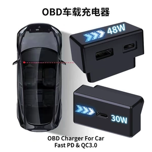 Tesla Docking Station Model Y/3 üçün universal OBD adapteri, avtomobil OBD şarj cihazı