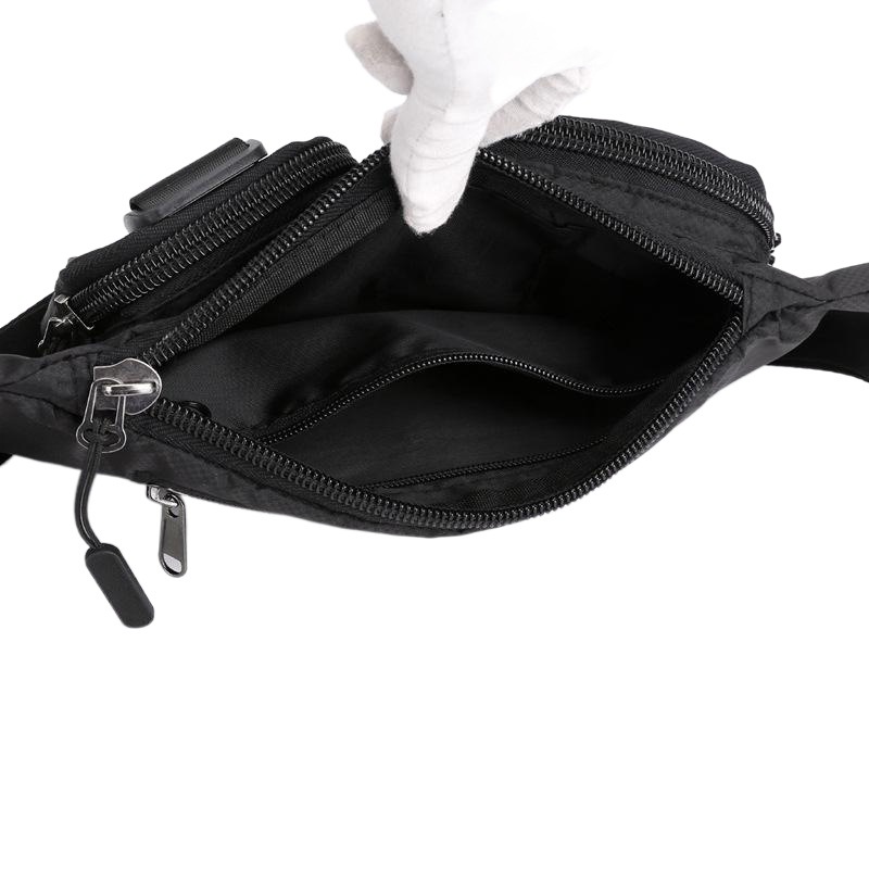 Nueva bolsa de cintura para hombres al aire libre de moda crossbody bolsa de pecho ajustada para correr deportes cajero bolsa transfronteriza exclusiva
