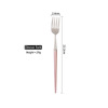 INS net red color electroplated western dining sword fork spoon spoon dessert spoon coffee spoons live goods source gift