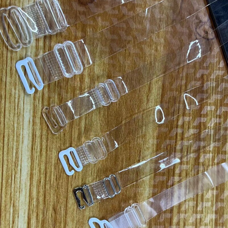 Transparent frosted invisible strap transparent shoulder strap invisible shoulder strap bra strap adjustable underwear strap anti-slip parts