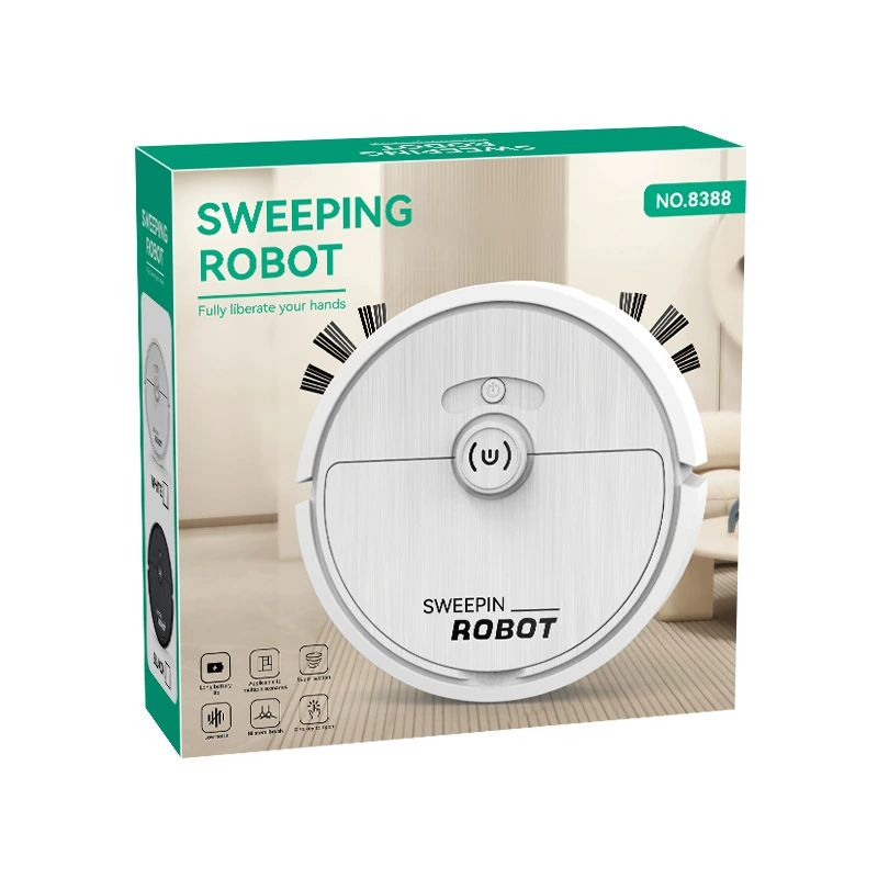 Smart robot vacuum 8388, compact fully automatic sweeper, 3 color options