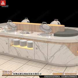 单位食堂改造设计定制自助餐台图片冷热自助餐台自助餐台加工厂