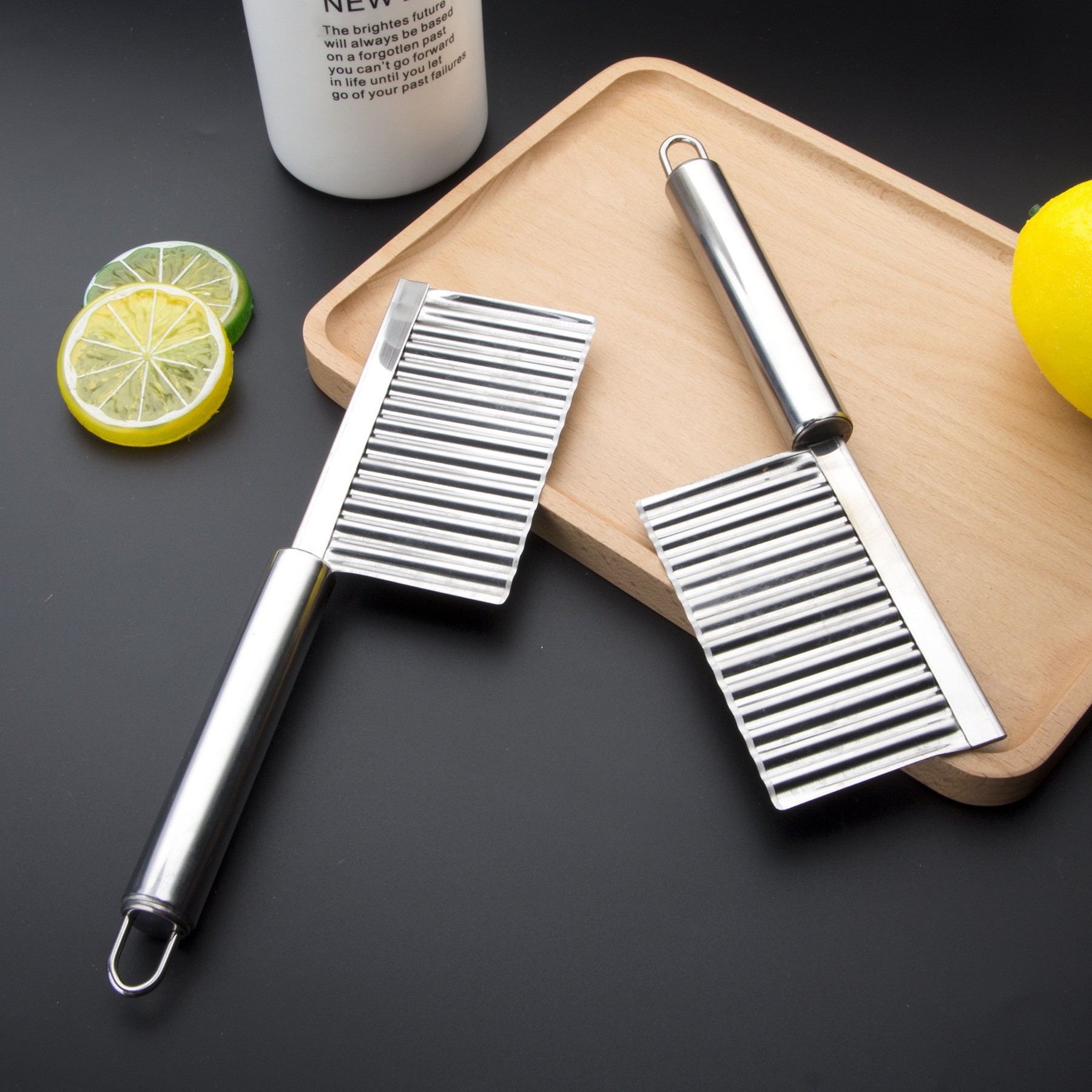 Multi -functional commercial cutting wolf potato wave knife home…