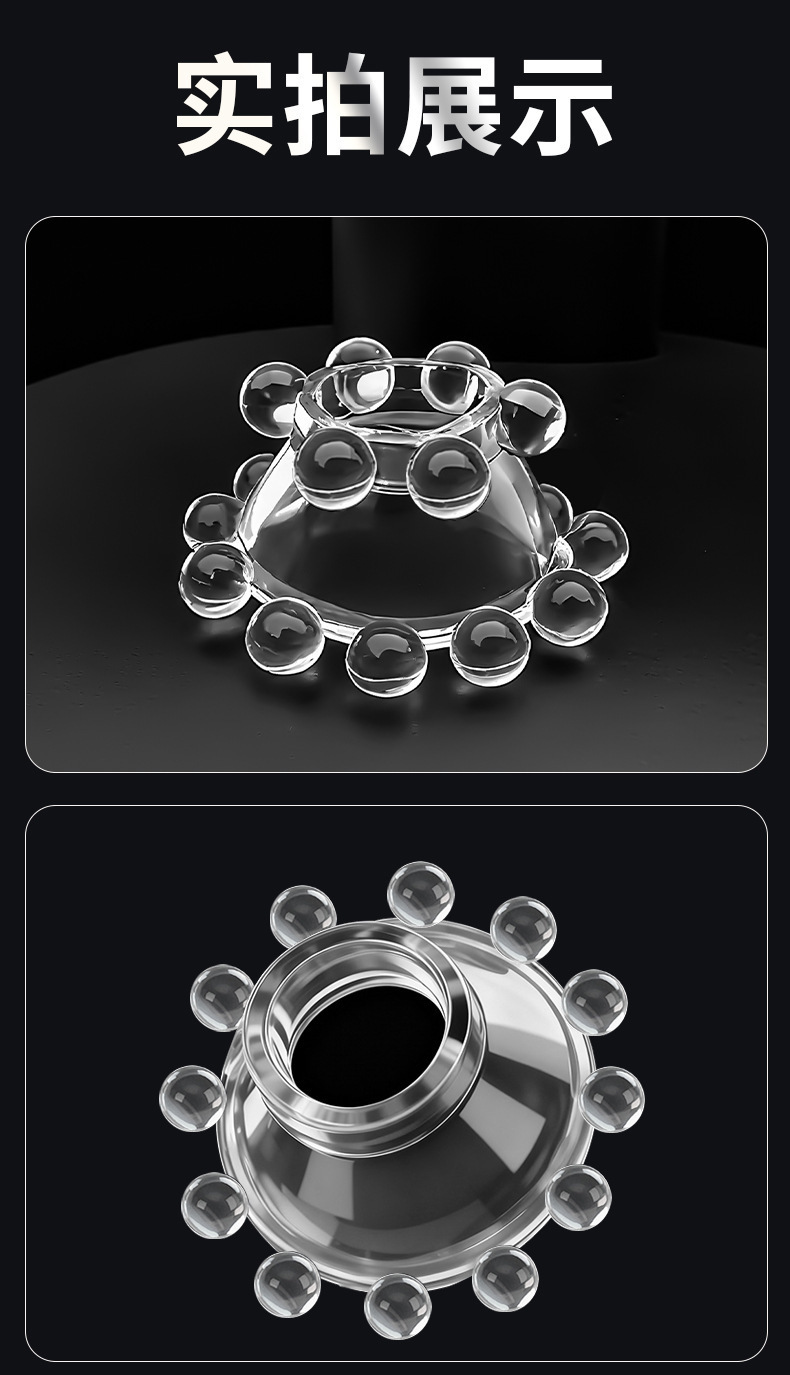 18-Bead Penile Ring with Joker Design for G-Spot Stimulation — detail image 20