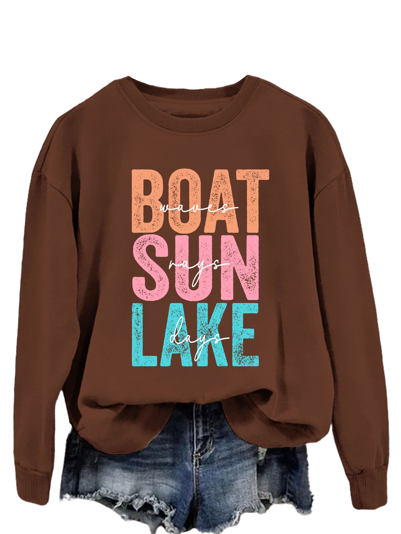 Brown sweater (white color picture)