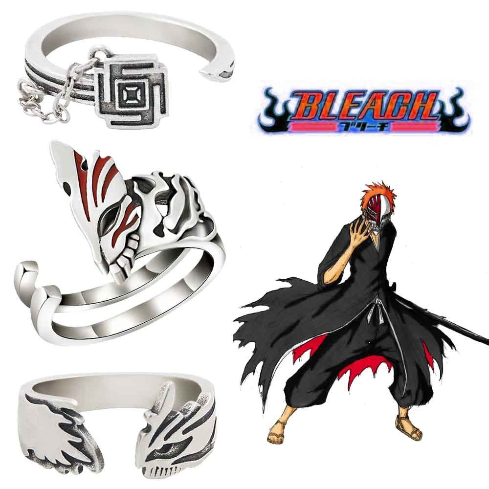 Anime mahsulotlari: Oqartiruvchi uzugi, Ichigo Kurosaki uzugi, Hollowfication niqobi, Bankai uzugi, kospley aksessuarlari.