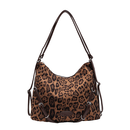 Cross-border bags for women 2024 new autumn and winter backpacks retro shoulder bags versatile large capacity underarm tote bags