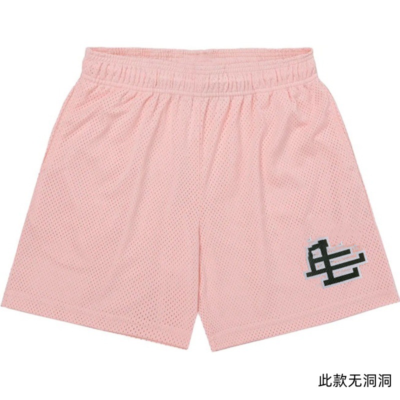 Pantalones deportivos estadounidenses para hombres y mujeres, pantalones de acondicionamiento de verano, pantalones de malla transpirables, sueltos, secos rápidos, pantalones de pareja.