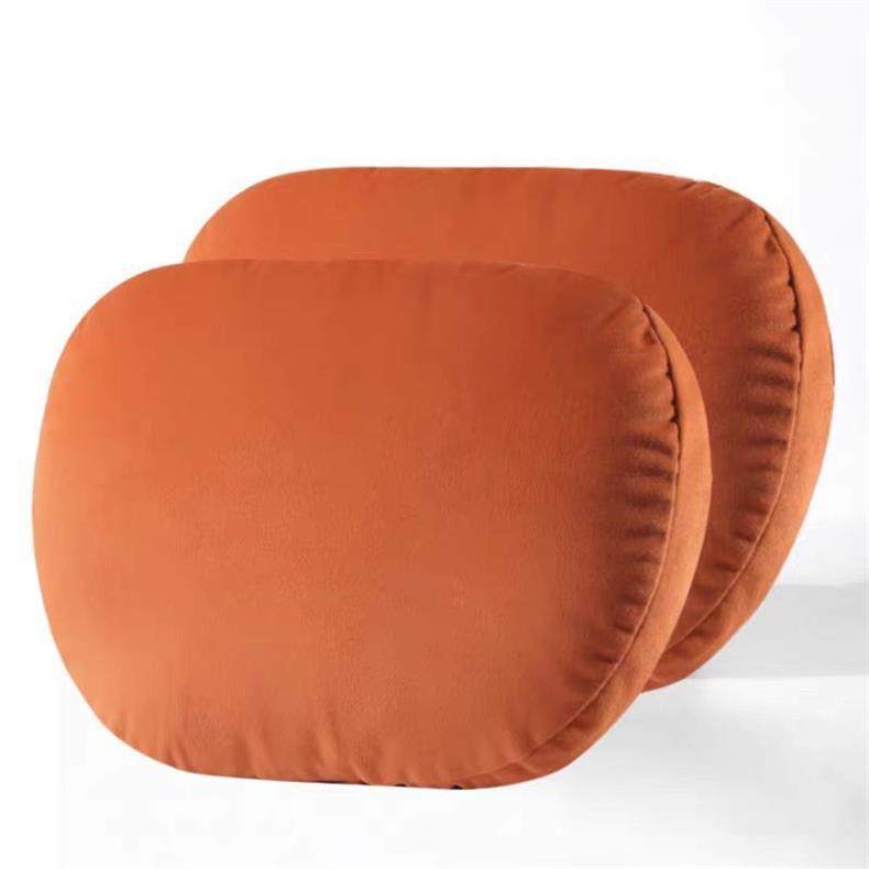 Car Suitable for Maybach Mercedes Suede Headrest Car Pillow Lumbar Support Neck Protection Car Cervical Seat Cushion