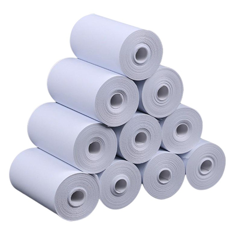 Papel de caja registradora 57x30 papel térmico 55 Universal sin núcleo Meituan supermercado catering recibo rollo de papel de impresión