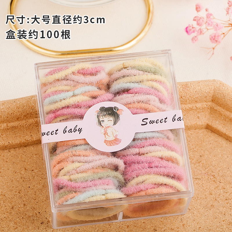 Banda de goma para niñas y niños no duele el cabello banda de goma elástica niña bebé banda de pelo lindo niña tocado