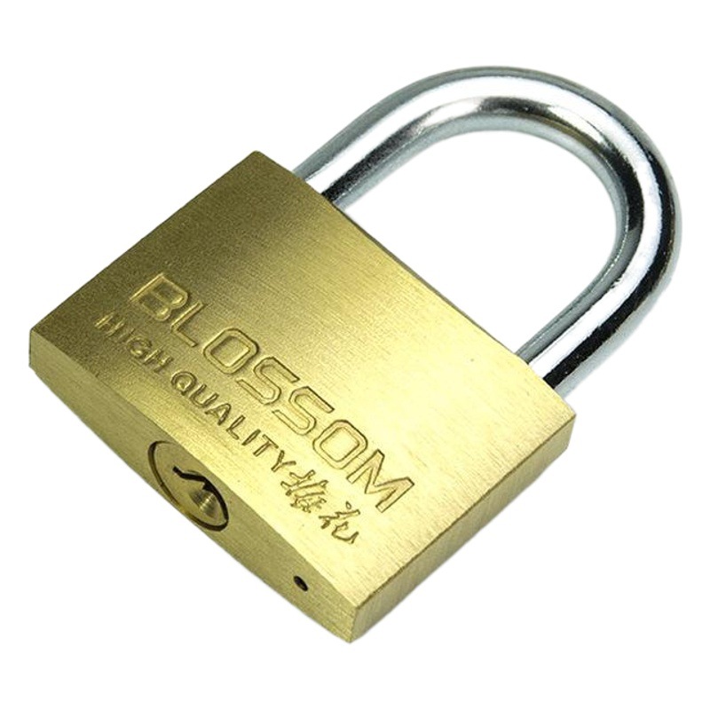 Bloqueo de flor de ciruelo candado de cobre fino cerradura alargada cerradura de cobre al por mayor cerradura de muebles se puede abrir