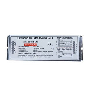 150W Water Treatment UV Disinfection Lamp UV Lamp PoWer Supply 2/75W One to TWo Waste Gas Treatment Ballast