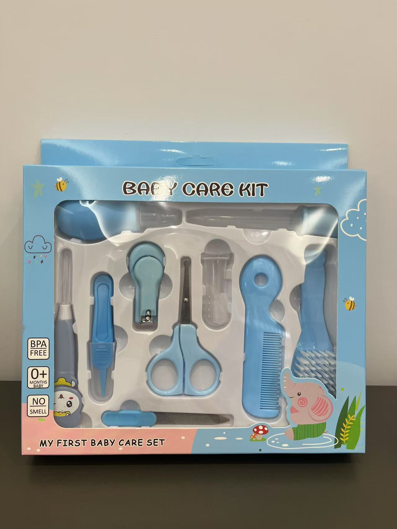 Cortaúñas para bebés, juego de cortaúñas para bebés, cortaúñas anti-pellizco para recién nacidos, caja de regalo, juego de cuidado al por mayor