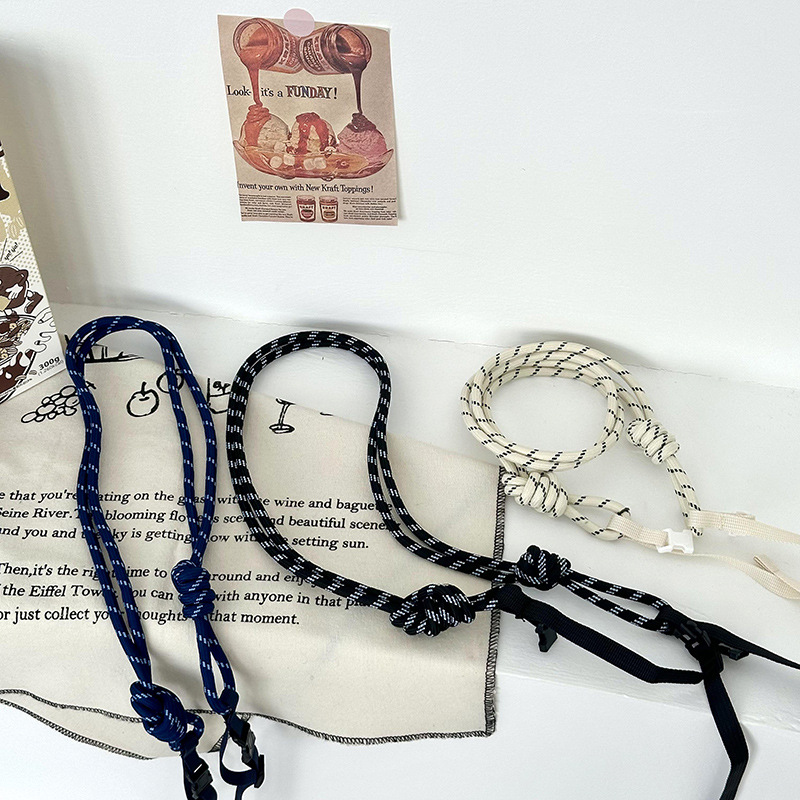 Accesorios de correa de bolso cordón de mensajero bordado bolsa de compras accesorios correa de hombro de mensajero alargada ajustable correa de cuerda de nailon