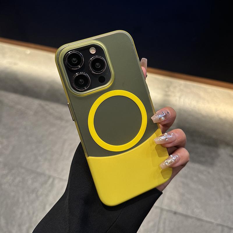 접합-자기 노란색