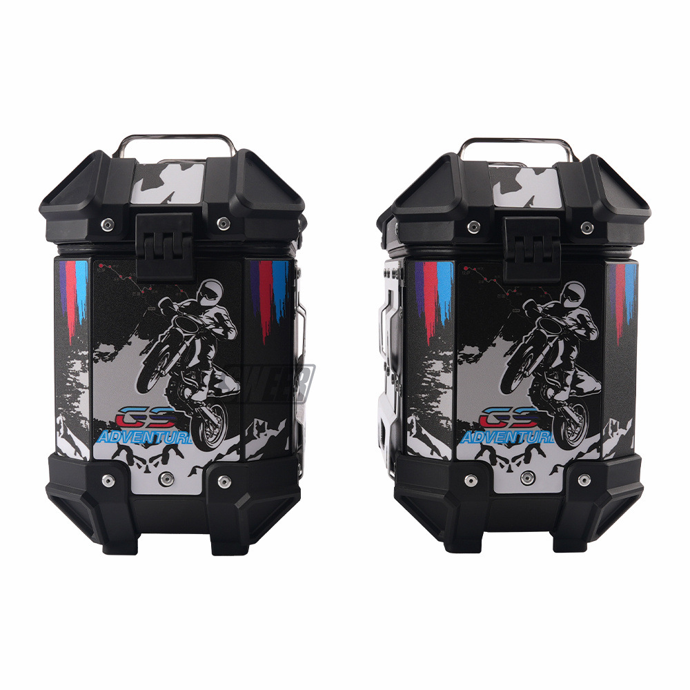 The New 18L Small-Capacity Motorcycle Aluminum Alloy Side Box Is Suitable for the Side Box and Trunk of the Niu Nine Electric Scooter