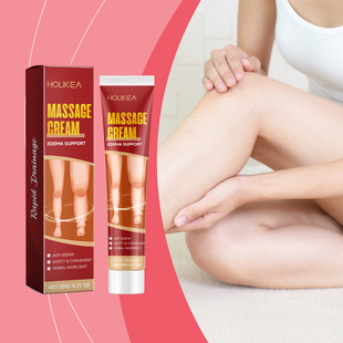 HOUKEA Herbal Leg Care Cream Care Massage Leg Skin Relief Leg Discomfort Daily Care Cream