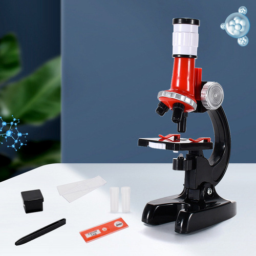 A full set of children's science experiment equipment and accessories for microscopes, including specimens, student intellectual development toys, and cross-border items.