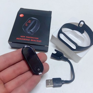 J8 Temperature Measurement Smart Use Display Time Watch DIY New Packaging Original Bracelet Default Item Other G3